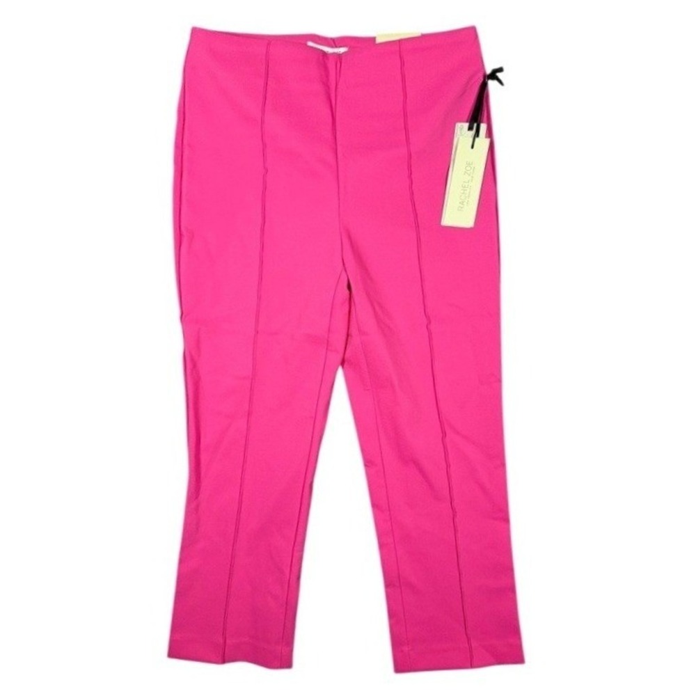 Rachel Zoe Womens Hot Pink High Rise Slim Leg Skinny Stretch Pants Size 4 NEW